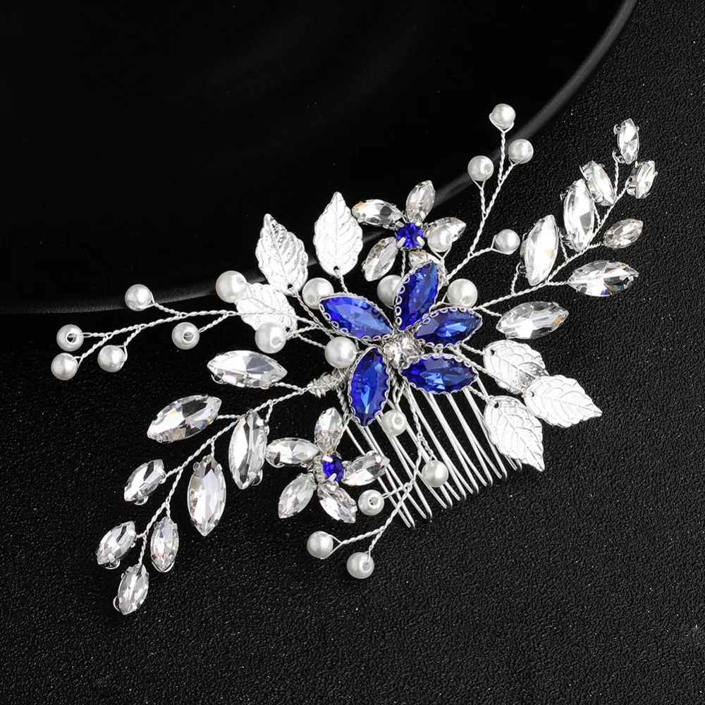 Crystal Hair Combs  (6)