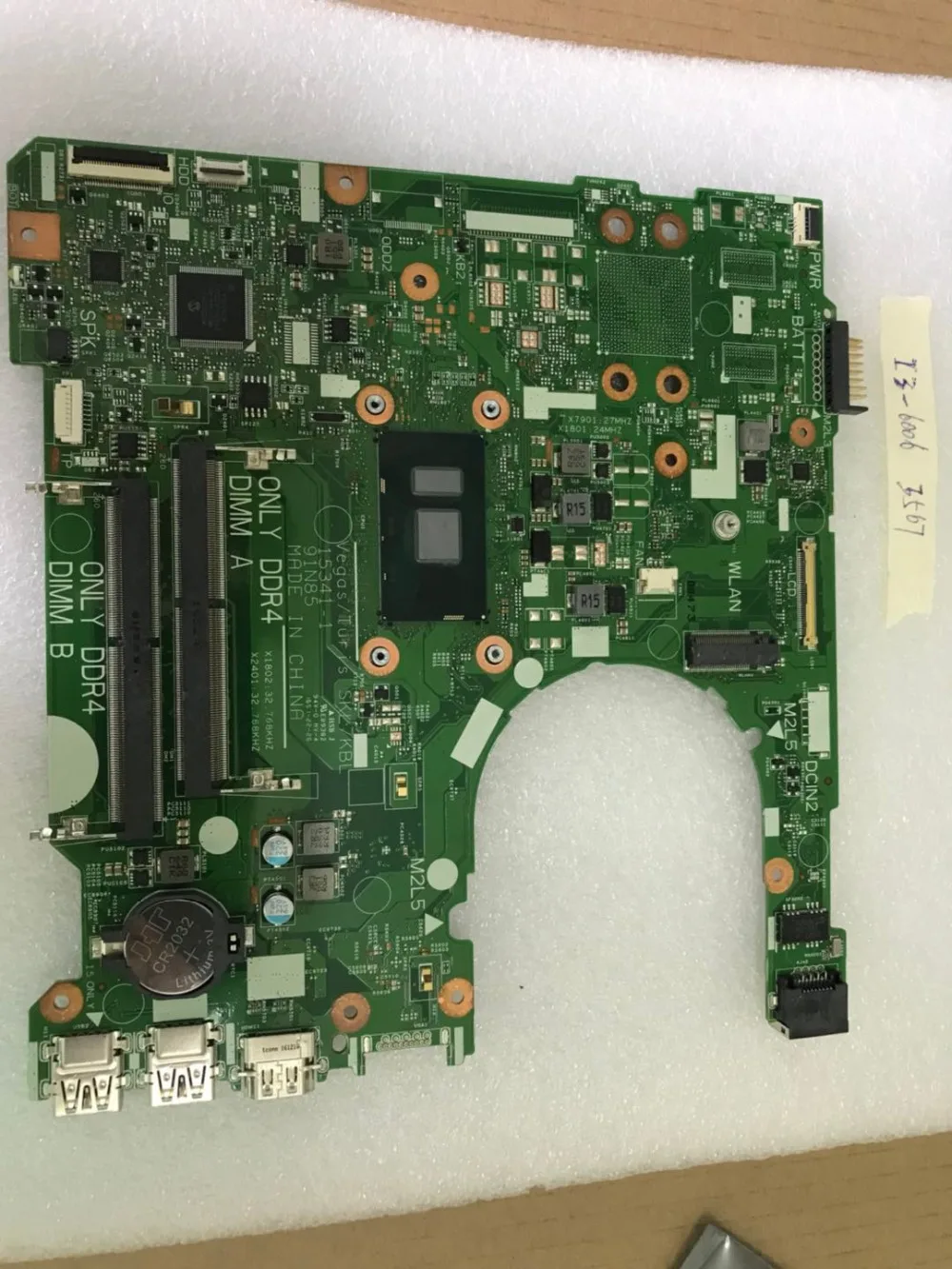 PCNANNY 0XT2G4 XT2G4 For DELL Inspiron 15 3567 3467 laptop motherboard I3-6006U 15341-1 DDR4 tested | Компьютеры и офис