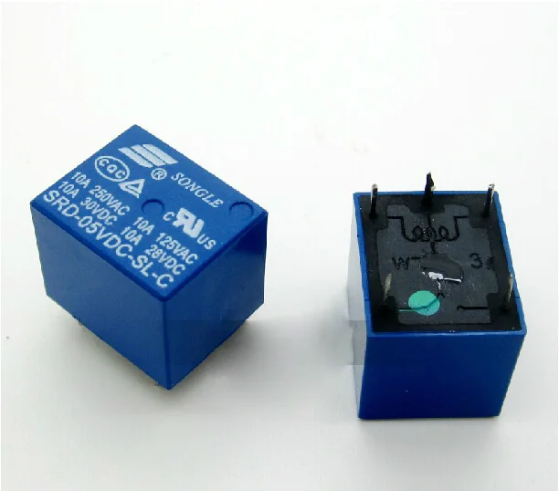 

20PCS/Lot SRD-05VDC-SL-C SRD-05VDC DC5V 5V/10A Power Relay
