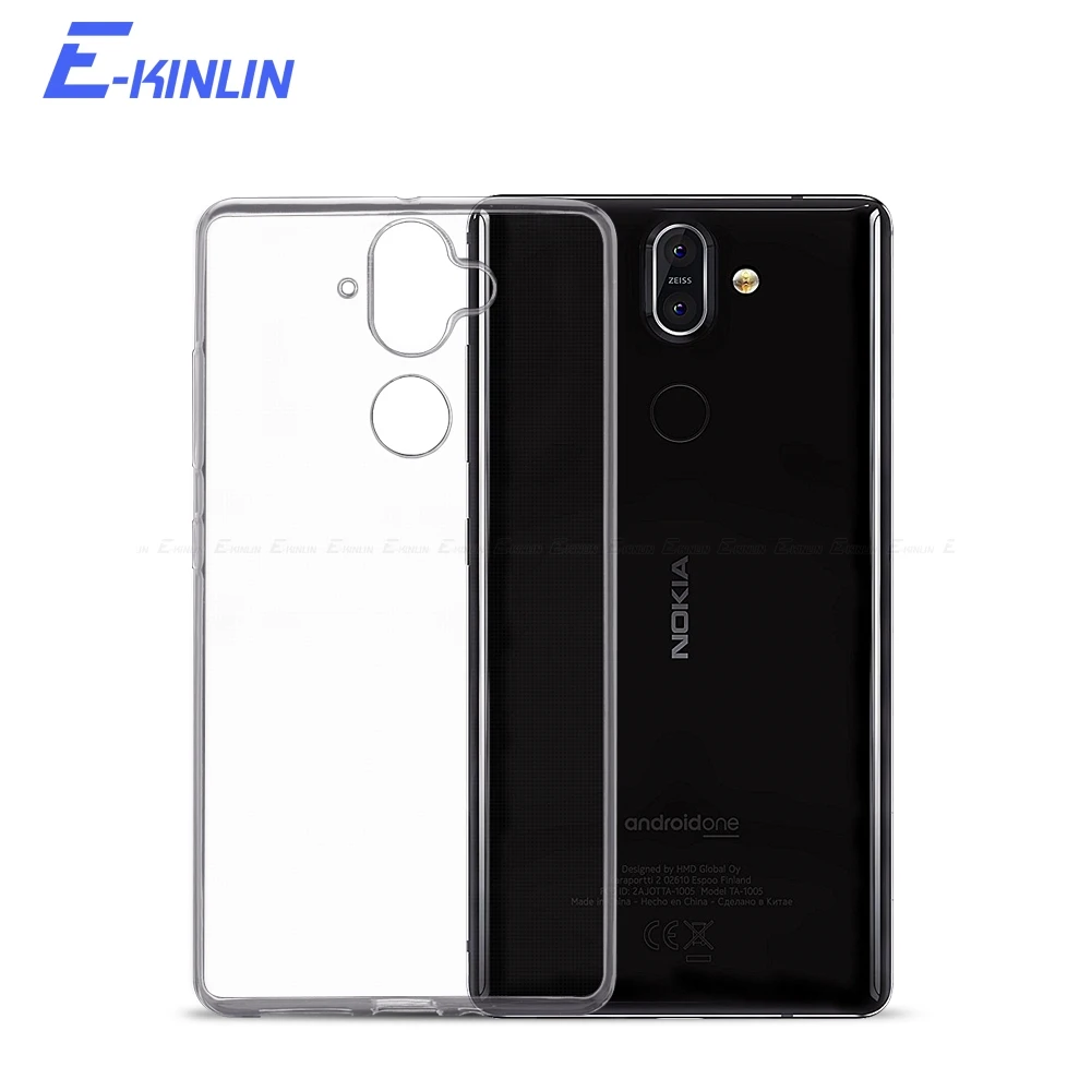 Силиконовая задняя крышка ТПУ чехол для телефона Nokia 8 3 1 7 2 6 5 4 Plus 9 PureView|case for nokia|tpu