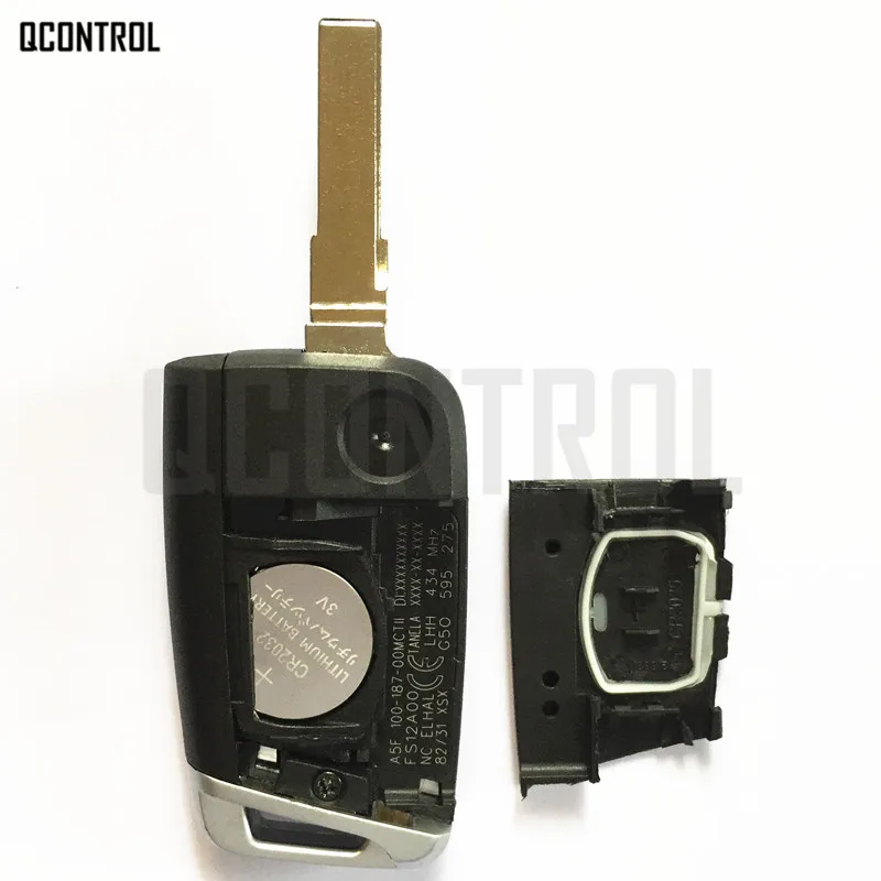 QCONTROL дистанционный ключ костюм для SEAT Ibiza Leon Toledo без ключа-Go