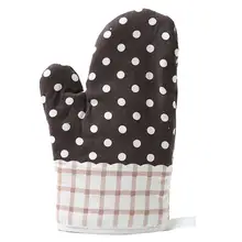 1 шт. рукавицы для духовки кухонные перчатки для готовки хлопковые перчатки для микроволновой печи рукавицы кастрюля термостойкая защита