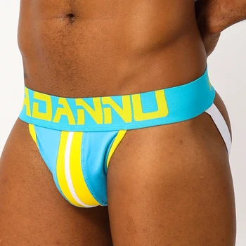 

Solid Sexy Gay Male Underwear Men Jockstrap Sissy Panties G Sting Thong Man Strings Jock Strap Under Wear Bikini men Belt BP.165