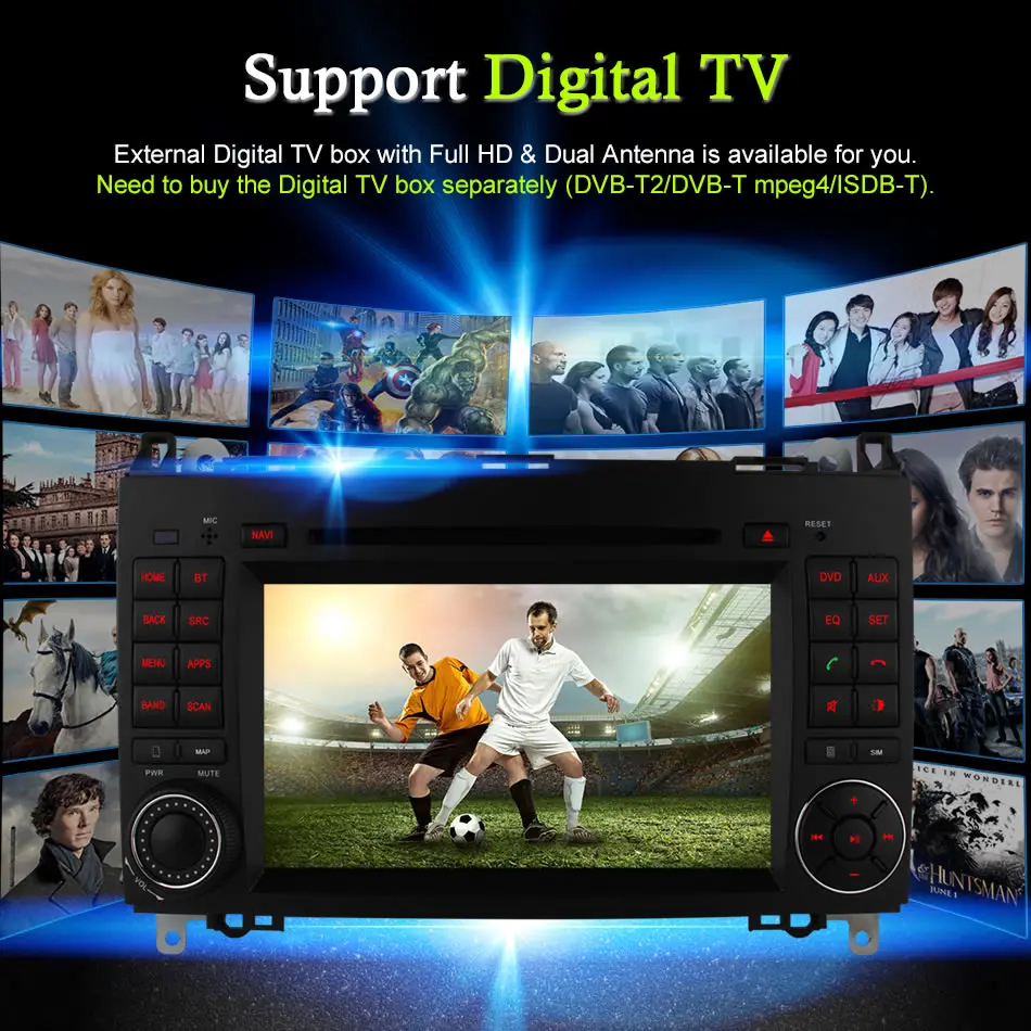 Best Ownice 4G SIM LTE Android6.0 8 Core 32G ROM Car DVD GPS Navi For Mercedes A-class W169 Sprinter W209 Crafter Viano Vito LT3 W245 15