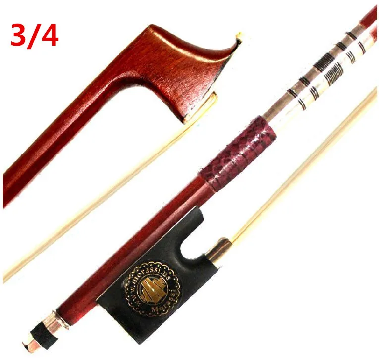 v0003 High quality violin bow size3/4 violino Bow Horse hair brazil