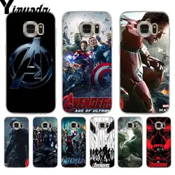 Yinuoda Marvel Comics является Мстители Diy роскошные протектор чехол для телефона для samsung galaxy S9 S7 S6 edge plus S5 S9 S8 плюс Чехол