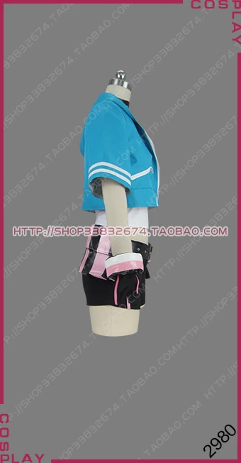Японская Виртуальная идуна Kizuna Ai повседневная одежда костюм для косплея