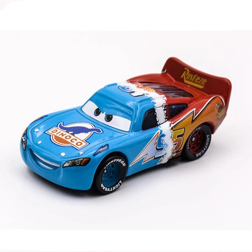 All Disney Pixar Cars 2 Cartoon Figures Lightning McQueen The Kings Dinoco Collection 1:55 Metal Diecast Toys Vehicles Boys Gift toy boats Diecasts & Toy Vehicles