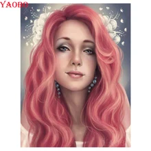 Полная дрель квадратная алмазная живопись на заказ красота вышивка стразами девушка аксессуары круглый камень Алмазная мозаика 5d домашний декор