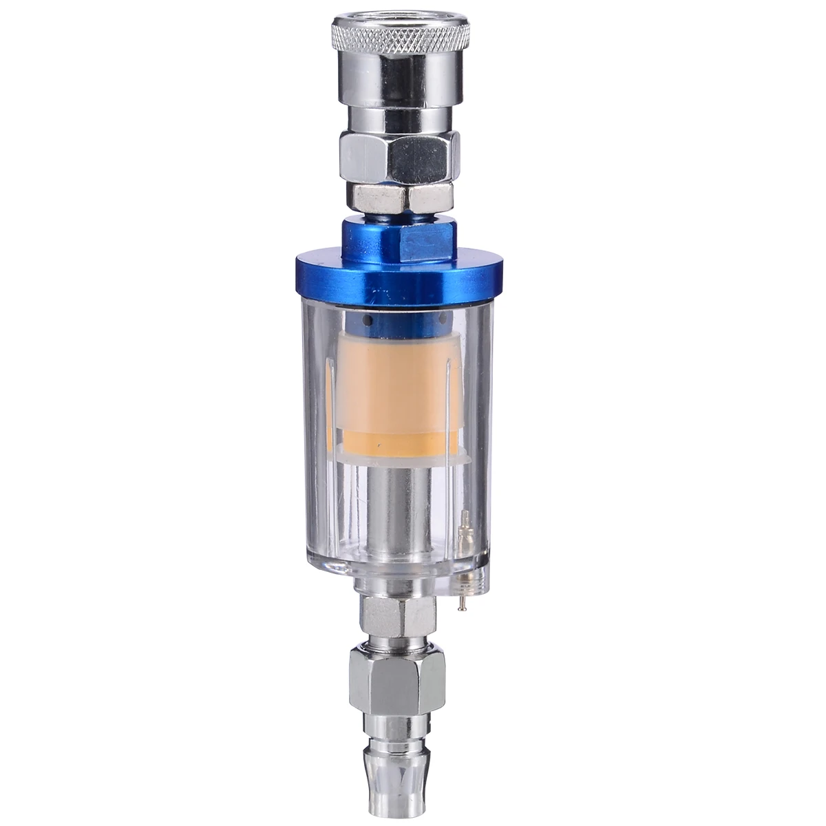 New 1/4" Mini Water Filter Oil Water Separator Air Hose Filter Bowl Moisture Trap For Air Compressor Paintwork Spray Tool Parts
