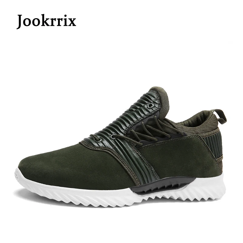Jookrrix 2018 Новинка весны Модная брендовая обувь Для мужчин кроссовок Армейский