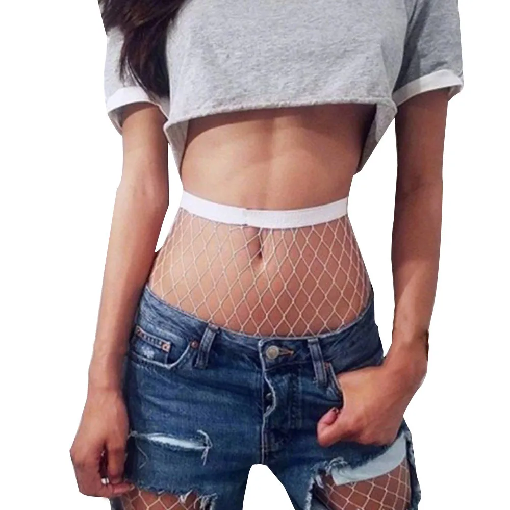 

Women Sexy Hosiery Fishnet Elastic Thigh High Stockings Pantyhose Tights Female Mesh in a grid Meias engraadas Collant Sokken