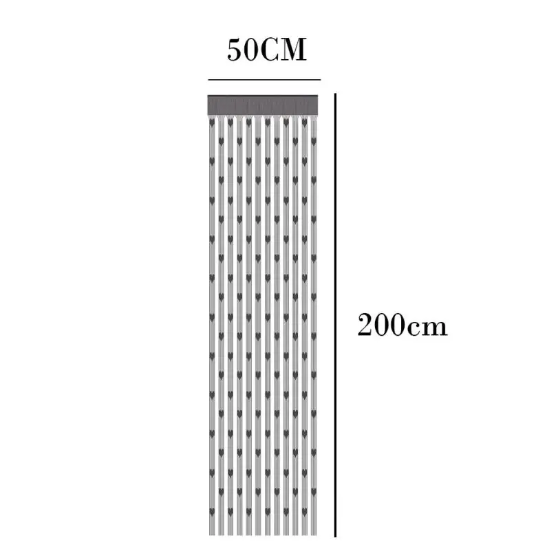 Оконные Занавески s для гостиной 50x200 см Love Heart струнная занавеска для окна или двери делитель отвесная занавеска балдахин Прямая поставка