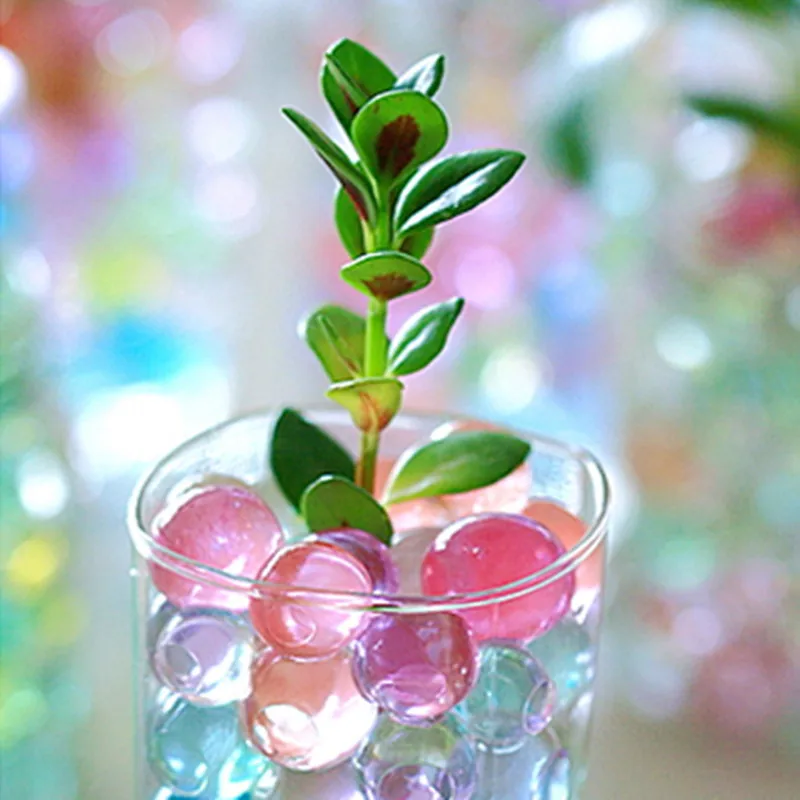 40000PCS Pearl Shaped Soft Crystal Soil Grow Hydrogel Water Gun Bullet