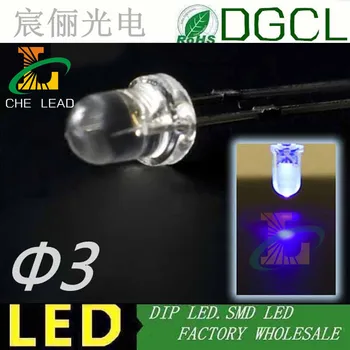 

UV LED 3MM Round DIP LED 395-400nm though hole led ultraviolet LED Diode 3.0-3.5V