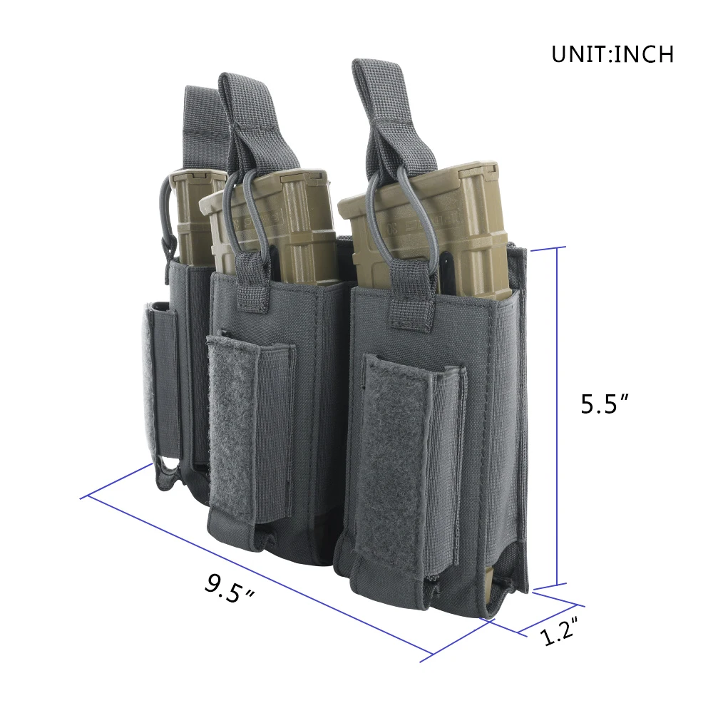 Отличные Элитные бизань тактический Molle Тройной Журнал чехлы AK M4 пистолет сумка военная армия пейнтбол игры аксессуары