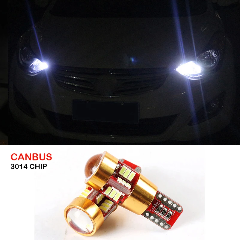2x Canbus T10 W5W Клин парковочный светильник для Hyundai Solaris i30 ix35 Tucson Accent Santa fe Elantra Getz i20 Creta