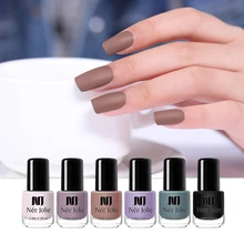 NEE JOLIE 1 бутылка матовый Effetc лак для ногтей розовый черный красочный лак для ногтей лак для маникюра украшения для ногтей лак