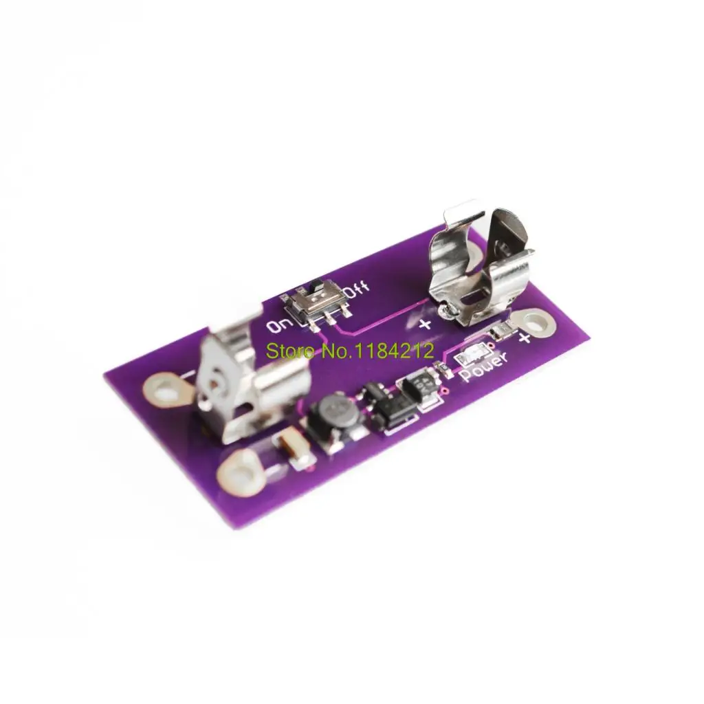 

LilyPad Power Supply Module AAA Battery Step up to 5V Converter for Arduino