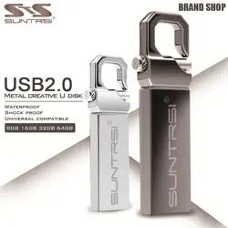 Suntrsi USB флешка ГБ 128 ГБ Гб 64 Гб флешки Высокое скорость USB 2,0 ГБ 32 Гб ГБ 16 ГБ Memory Stick водостойкий мини накопитель Бесплатная доставка