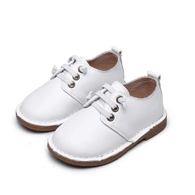 New Spring/Autumn Children Leather Shoes Baby Toddler Cow Muscle Cow