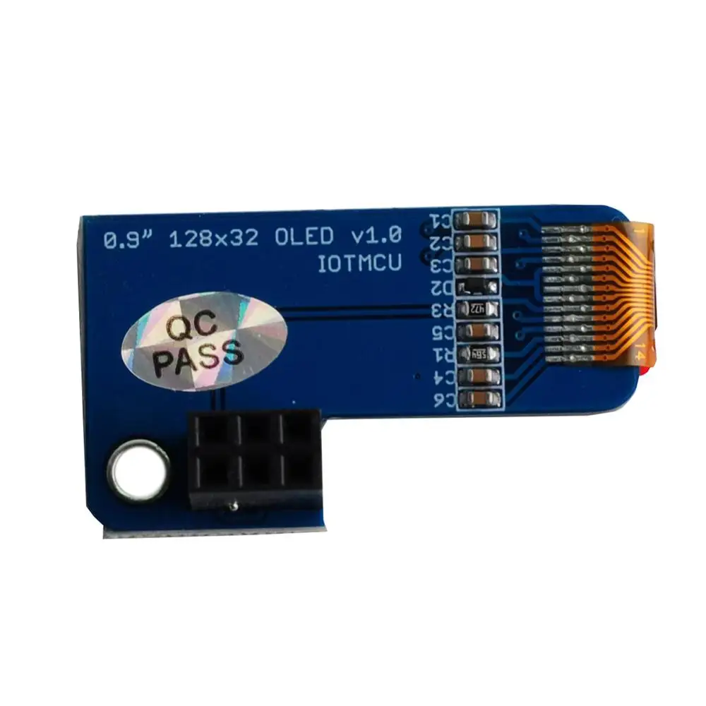 10 шт./лот PiOLED I2C 0 91 дюйма OLED 128x32 SSD1306 синий для RPI Raspberry Pi 1 B + 2 3 и Zero DIYmall|Модули умного