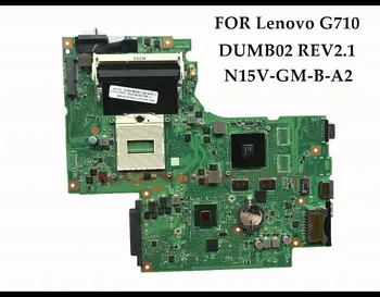 

High Quality Laptop Motherboard For Lenovo G710 DUMBO2 REV2.1 MAIN BOARD PGA947 SR17E HM86 N15V-GM-B-A2 2GB DDR3 100% Tested