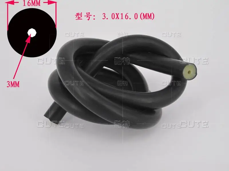 UV  ONE METER 16MM*3MM  Speargun Band Sling Rubber Natural Latex Tubing 