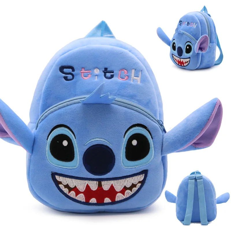 

Cute Baby school bag Stitch cartoon plush backpack children schoolbag for Kindergarten boy girl student mini bags