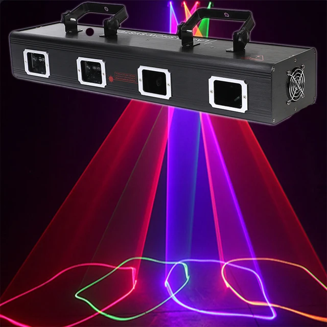 3D disco laser party lights scanner colorful bar DMX professional stage