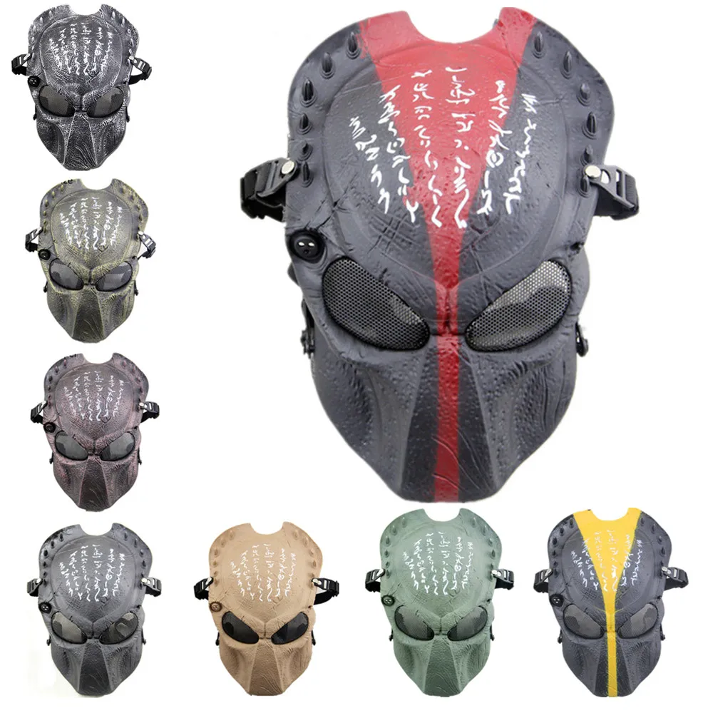 Free Shipping Halloween Cosplay Costumes Helmets Predator Mask CS Game