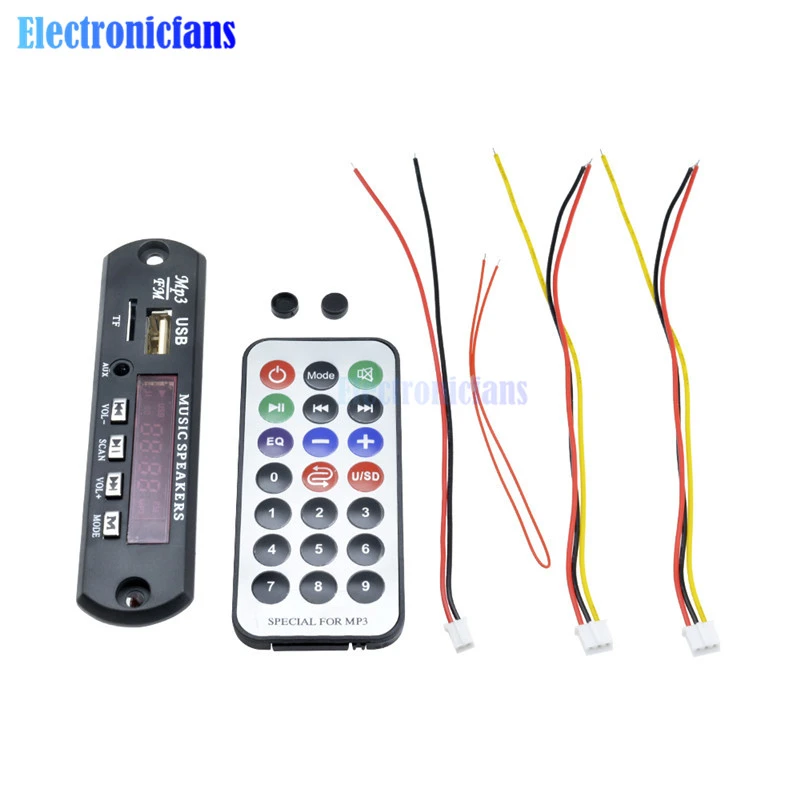 Supporto USB SD FM Radio Bluetooth MP3 WMA Decoder Board 12 V FM Wirelss Modulo Audio con Telecomando Supporto USB SD FM Radio Bluetooth MP3 WMA Decoder Board 12 V FM Wirelss Modulo Audio con Telecomando