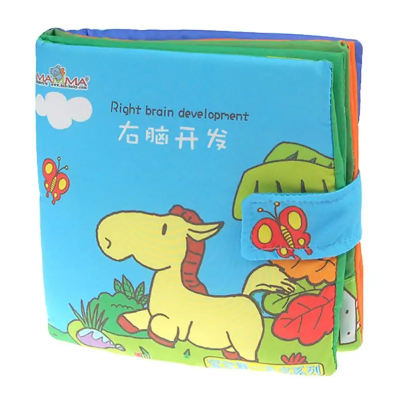 

Soft New Cloth Baby Intelligence Development Learn Picture Cognize Book Drop Shipping T527