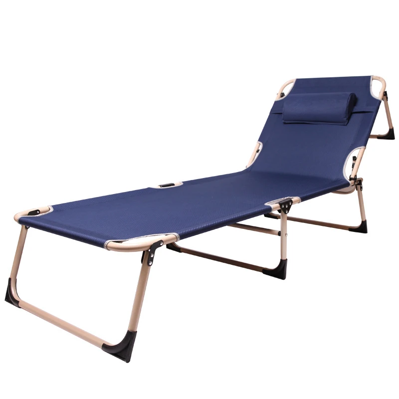 Simple Modern Portable Folding Household Office Leisure Lying Bed Reinforced Thickening Single Bed Beach Sun Lounger Chairs Simple Modern Portable Folding Household Office Leisure Lying Bed Reinforced Thickening Single Bed Beach Sun Lounger Chairs