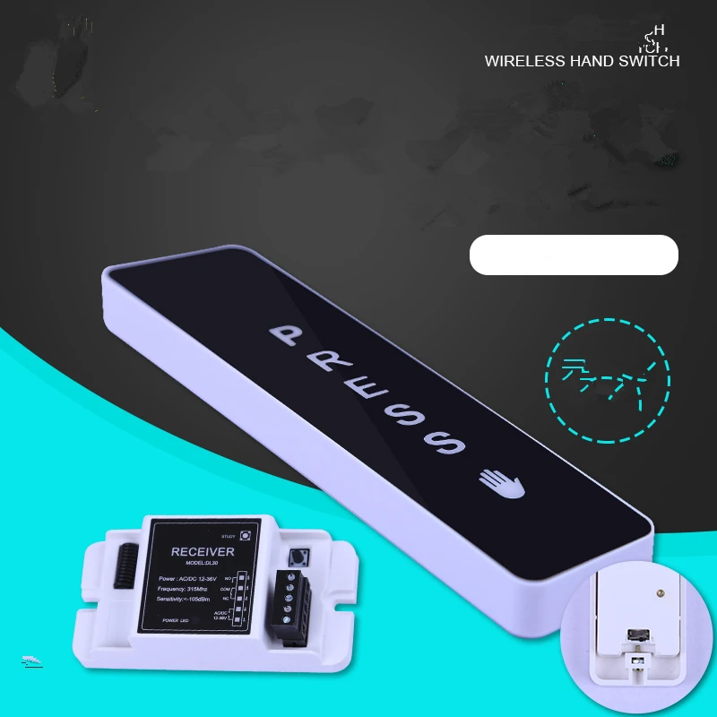 Remote Control Wireless Exit Button Switch For Automatic Door Gate