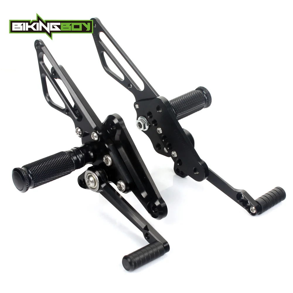 BIKINGBOY Adjustable ALU Alloy Rearsets Rear Sets Footpegs Footrests For Honda CB 1300 2003 2004