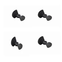 F15014-A 1 Set 3.17mm D27 30 32 35mm 2 Propeller Nylon Paddle RC Boat Propeller Prop for 3mm Shaft Electric Nitro RC Boat FS