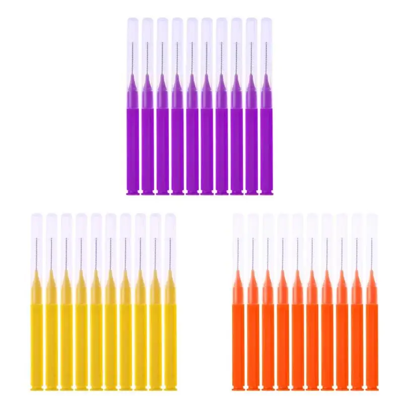 

8pcs/Pack Floss Sticks Tooth Flossing Head Hygiene Dental Plastic Toothpick Interdental Brush Cleaning Oral Health Wholesale