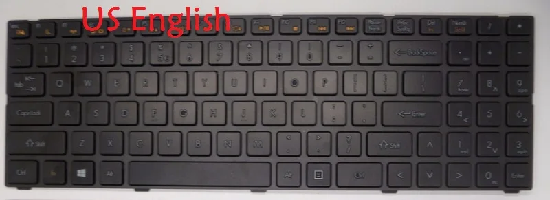 Ноутбук Keybard для hasee K580S черный английский США MP-09R63US-920 AETWCU00010 JP Япония SP Испания