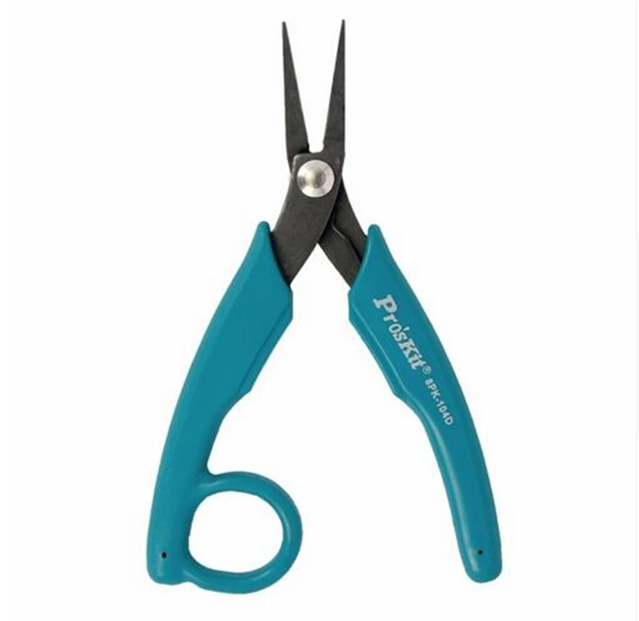

Free Shipping ProsKit 8pk-104d flat nose pliers (145mm) electrician Wire strippers for cable cutter Forceps for hair extensions