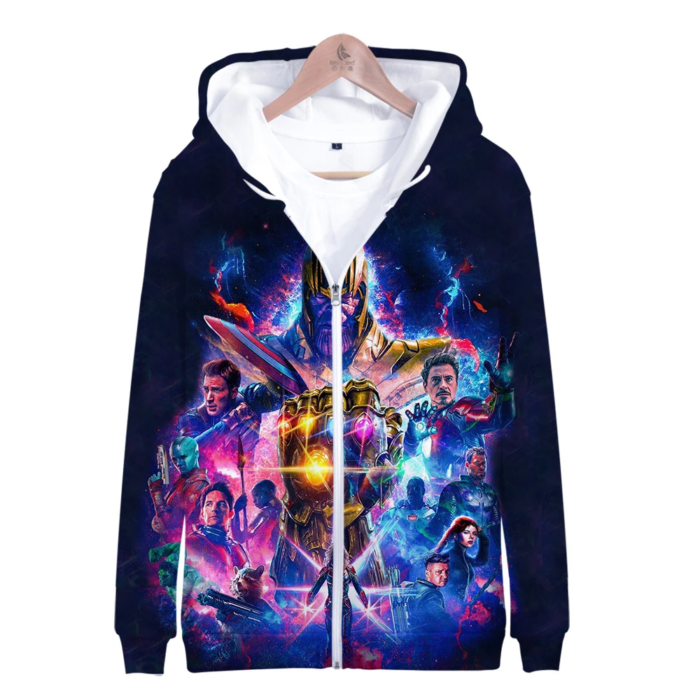 Avengers Endgame Quantum Realm Sweatshirt Jacket Advanced Tech Hoodie Cosplay Costumes 2019 new superhero Iron Women Hoodies