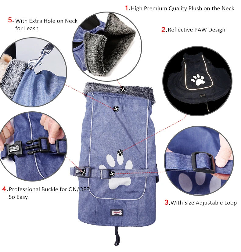 Dog Jacket Waterproof  (4)