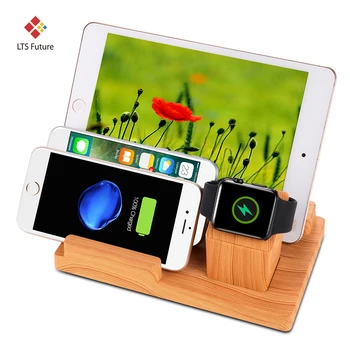 

Multiple USB Charging Dock Station, 4 Ports Charger Desktop Organizer for Apple watch, for iPhone, for Samsung and all devices