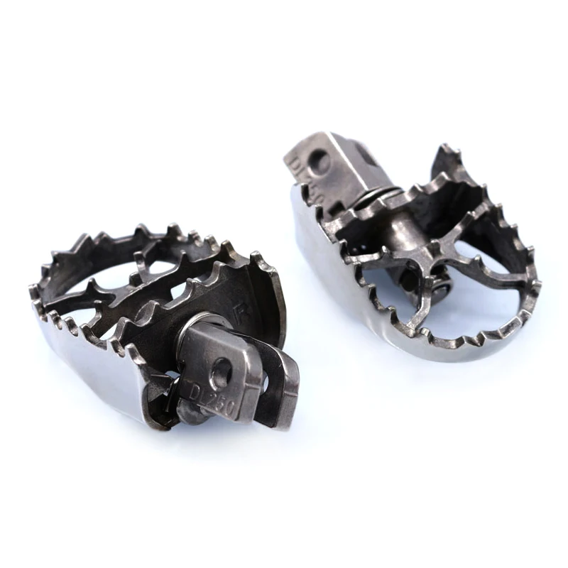 Nuoxintr Wide Motorcycle Foot Pegs Rest Pedals For Suzuki GW250 GW 250 INAZUMA 2011-2017 DL250 2017-2018
