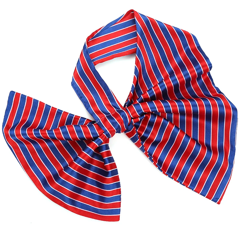 

New womens Fashion Stylish Skinny Solid Color Neck Tie female girls lady Necktie 10 Colors small neck Silk Elegant cravat