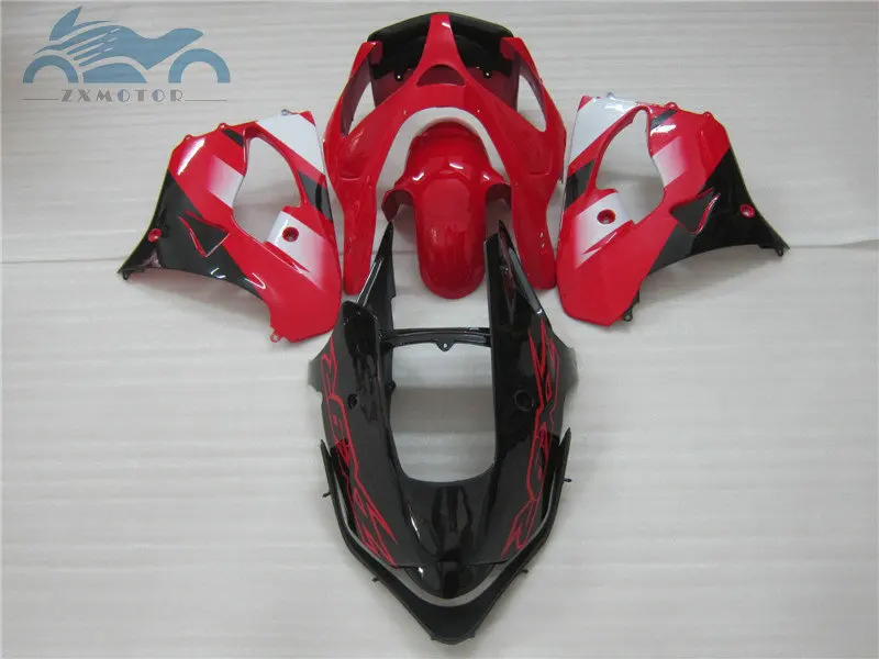 7 подарки мотоцикл обтекатель для Kawasaki Ninja ZX9R 2002 2003 обтекатели комплект ZX 9R 02 03 красный черный шоссейные набор ABS пластика