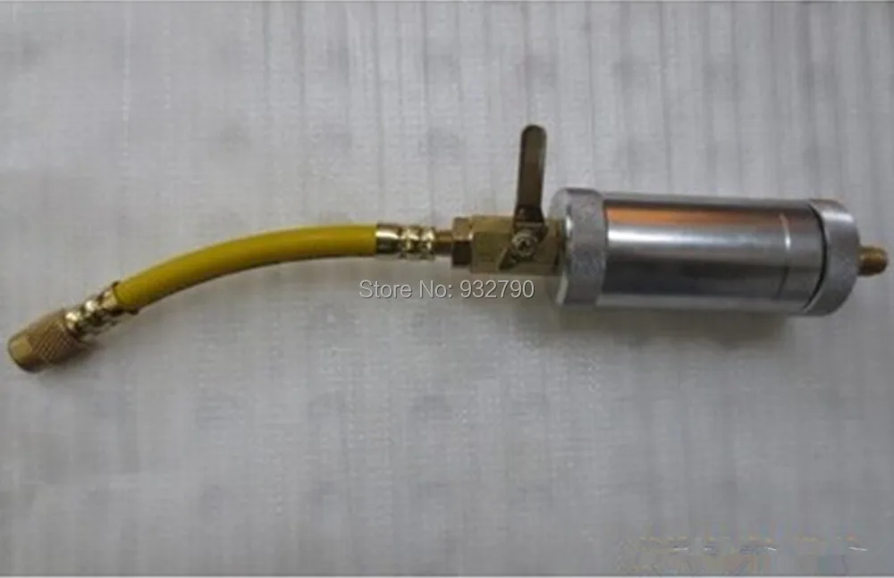1/4SAE 134a 2 oz Oil Injector R134A R12 R22 Car Automotive A/C AC Oil