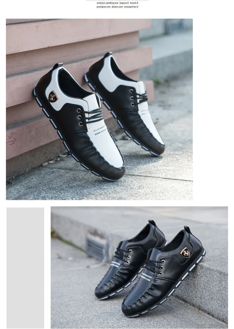 New 2017 Luxury Brand Men Shoes Casual Leisure Shoes Leather Shoes Breathable For Male Footear Loafers Men's Flats11