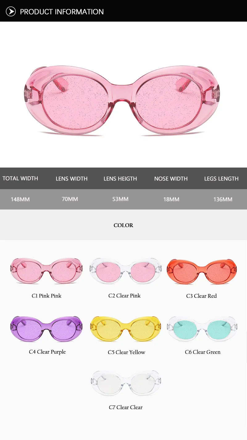Oval Shape Sunglasses  (38)