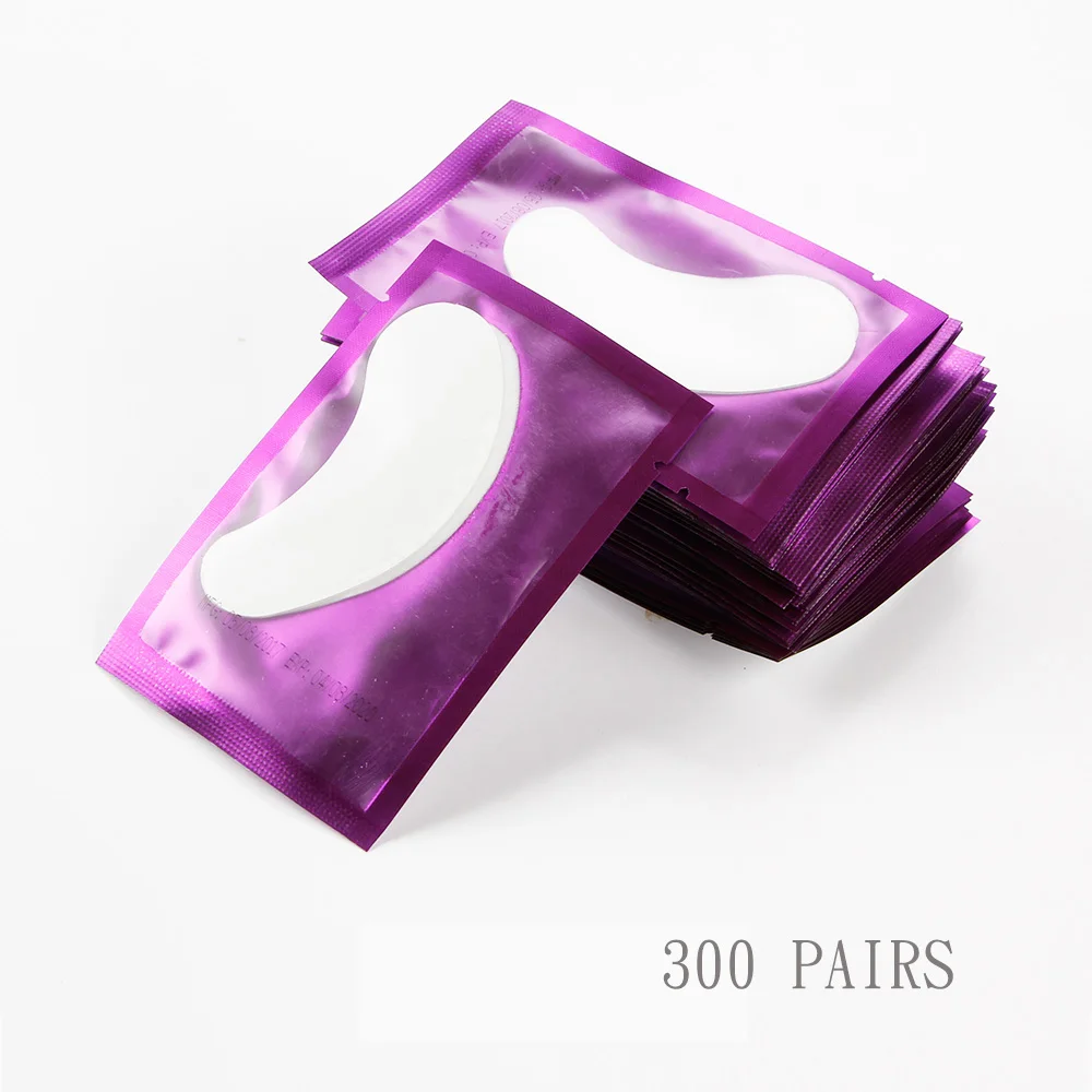 300 накладные ресницы накладки для наращивания глаз инструмент для макияжа подушка для ресниц накладки для глаз одноразовые прокладки для ресниц удлиненная подушка - Цвет: YB1401P-300